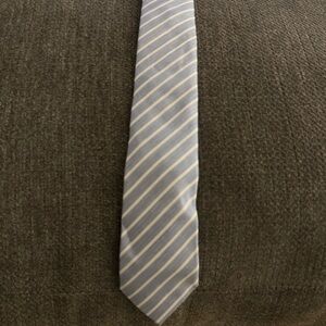 Skinny Tie Madness Mens Stripe Cotton Skinny Tie